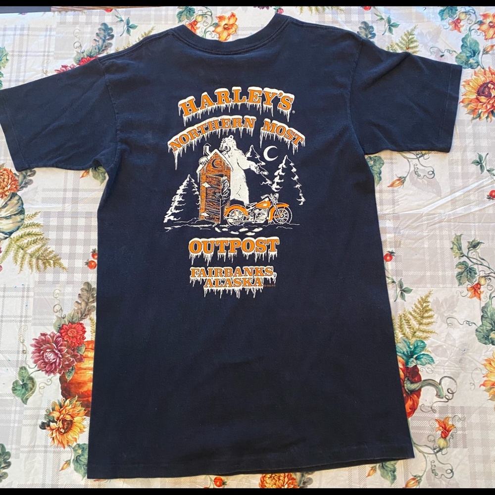 Vintage Harley Davidson Alaska T-shirt